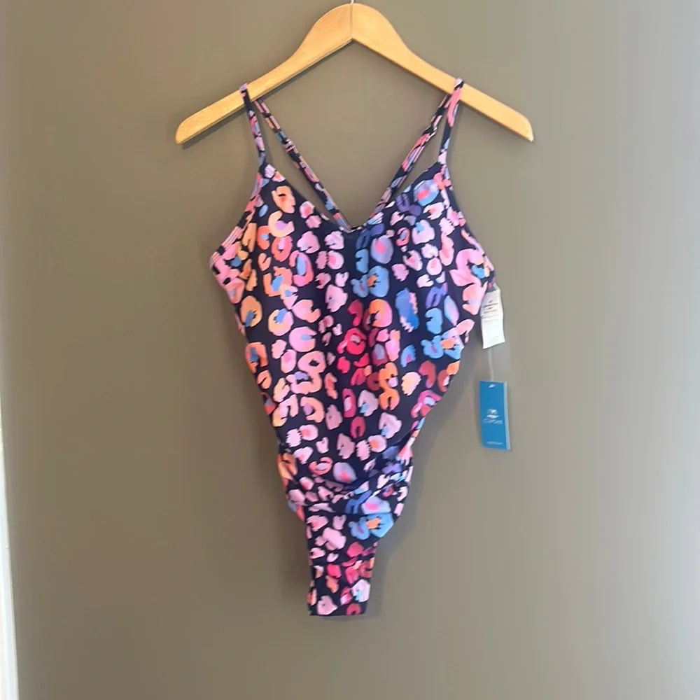 NWT Cupshe multicolor leopard swimsuit